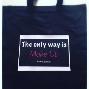 Exclusive Make Up logo Tote bags